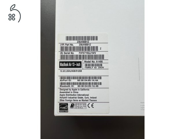 Eladó MacBook Air 