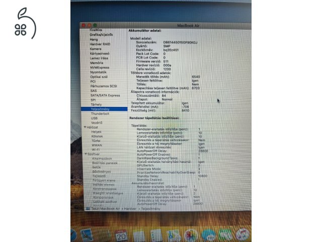 Eladó MacBook Air 