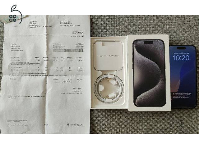 Eladó iPhone 15 PRO kihasználatlanság miatt 