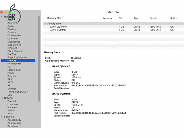 Mac mini (Late 2014) - 8GB RAM, 256 GB SSD, 1 TB HDD