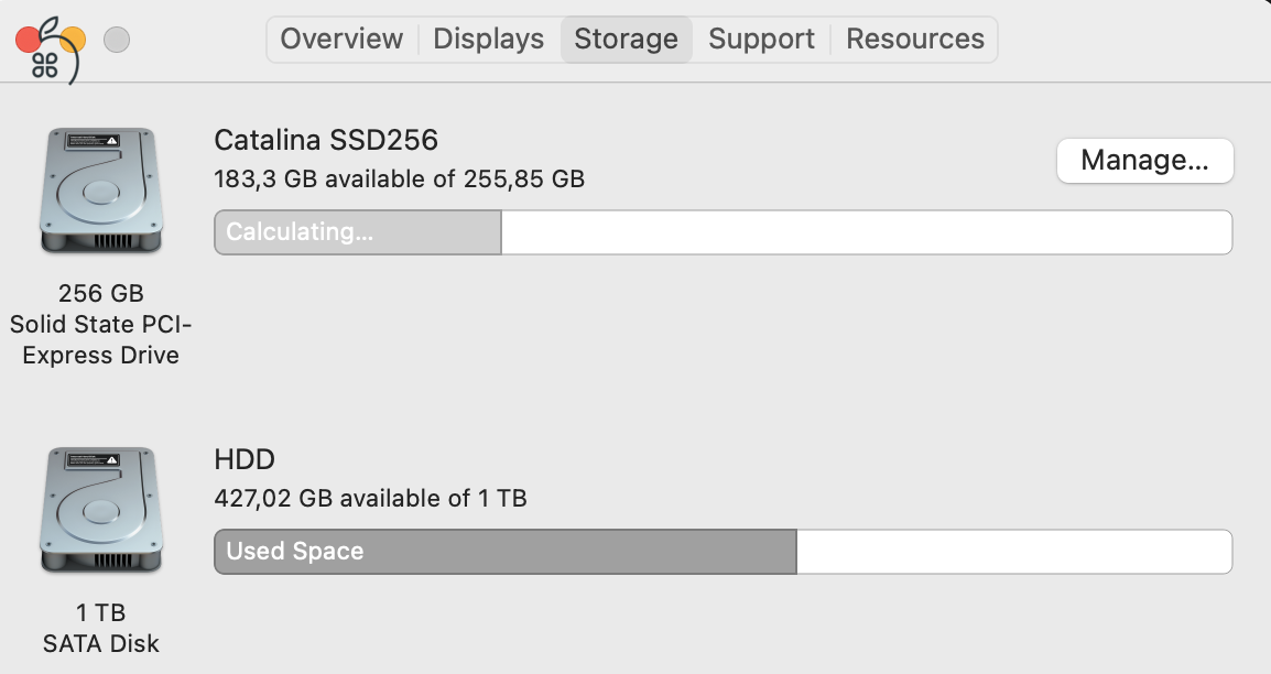 Mac mini (Late 2014) - 8GB RAM, 256 GB SSD, 1 TB HDD