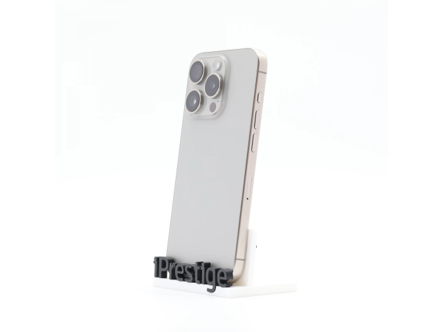 + Ajándékkal és 1 év garanciával! Felújított iPhone 15 Pro 128 GB Natural Titanium