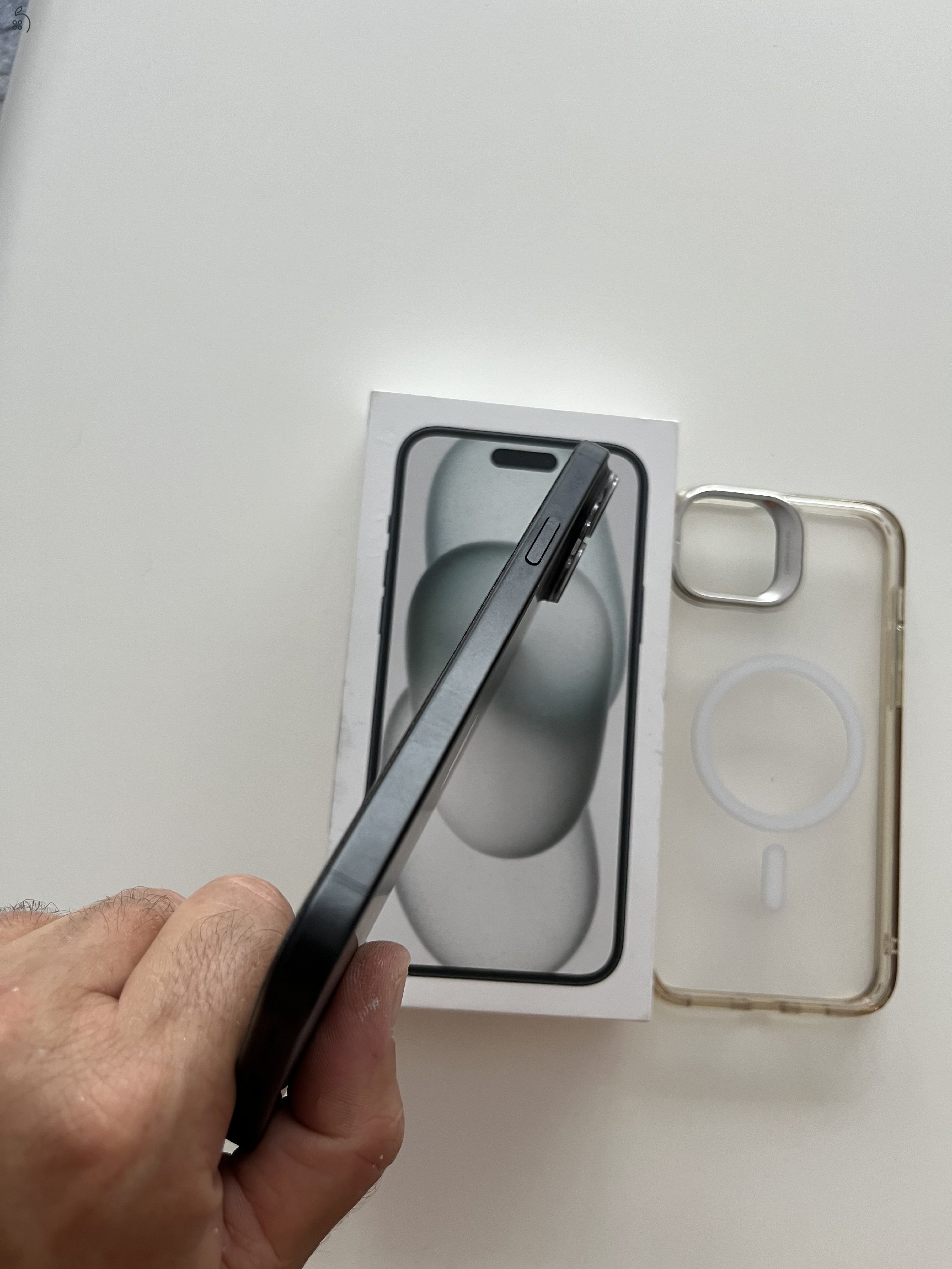 iPhone 15 Plus 128GB Apple Care + jótállás 2026.07.14.-ig! 