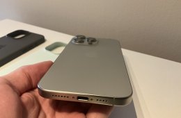 Garanciás, karcmentes iPhone 15 Pro Max, akku: 98%
