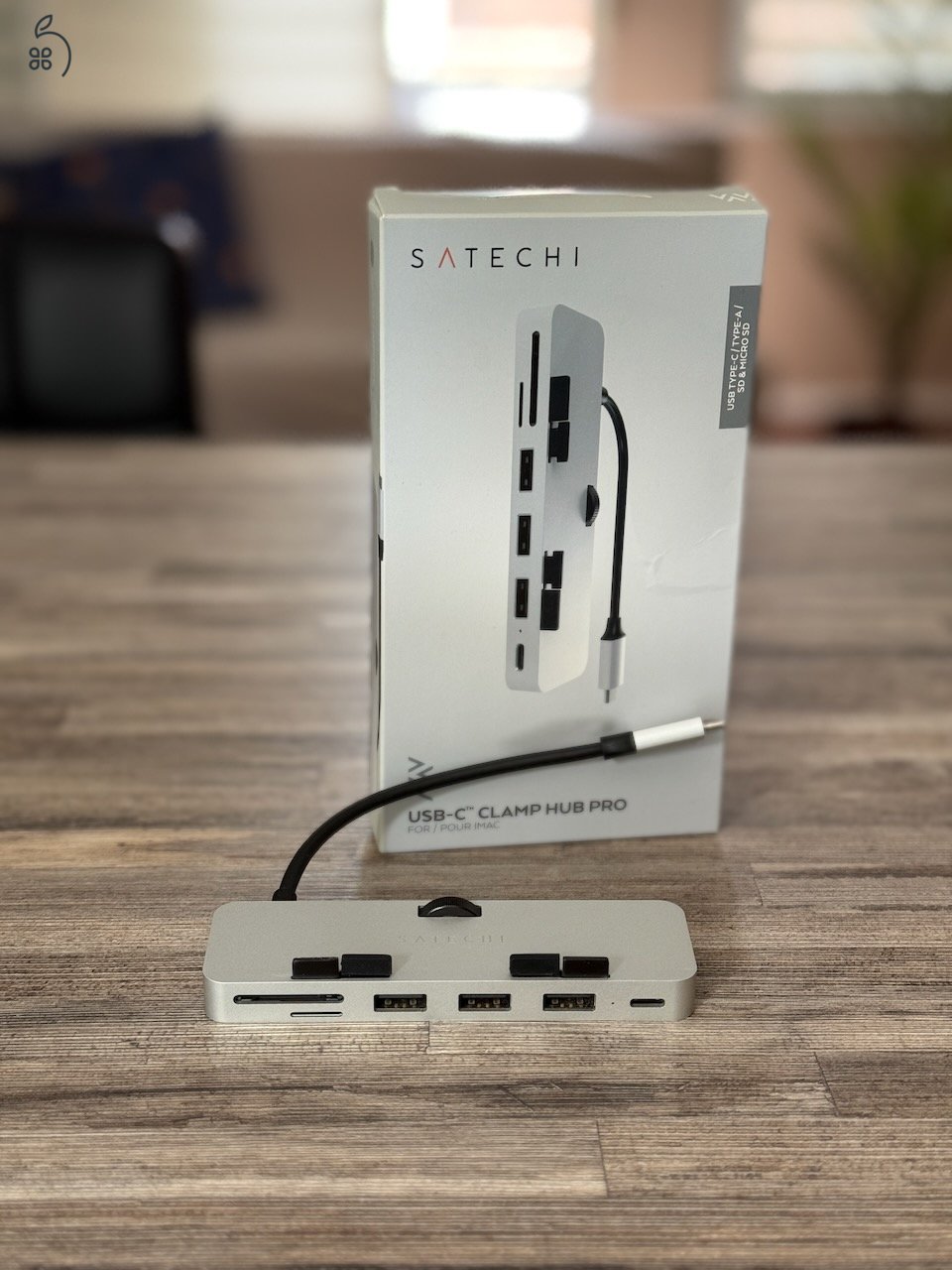 Satechi iMac Aluminum Type-C Clamp Hub Pro - ezüst