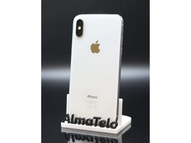 Apple iPhone XS 64 GB Silver 100% akku - 12 HÓ GARANCIA