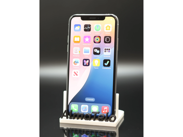 Apple iPhone XS 64 GB Silver 100% akku - 12 HÓ GARANCIA