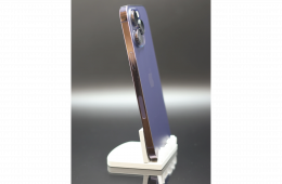 Apple iPhone 14 Pro Max 128 GB Deep Purple 100% akku - 12 HÓ GARANCIA