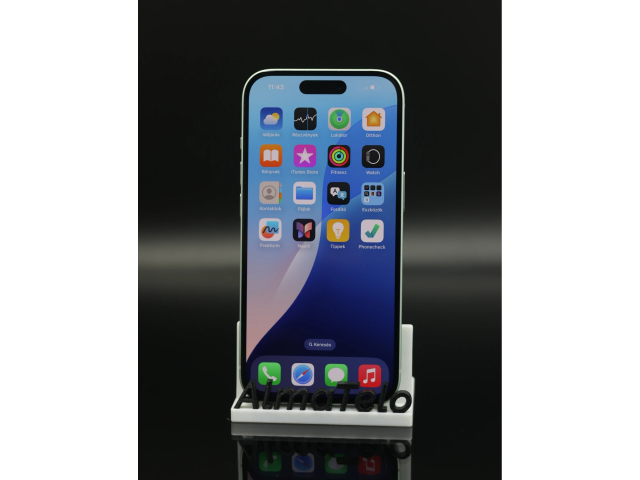 Apple iPhone 15 256 GB Green 100% akku - 12 HÓ GARANCIA