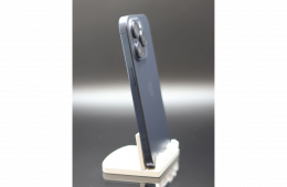 Apple iPhone 15 Pro 128 GB Blue Titanium 100% akku - 12 HÓ GARANCIA