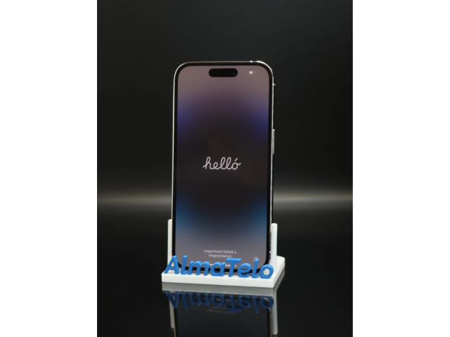 Apple iPhone 14 Pro 256 GB Silver 100% akku - 12 HÓ GARANCIA