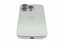 !! 1 ÉV GARANCIA !! Apple iPhone 15 Pro 256 GB Natural Titanium 100%