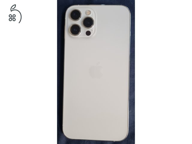  iPhone 12 Pro Max, Silver, 128GB, megkímélt, kártyafüggetlen