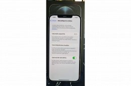  iPhone 12 Pro Max, Silver, 128GB, megkímélt, kártyafüggetlen