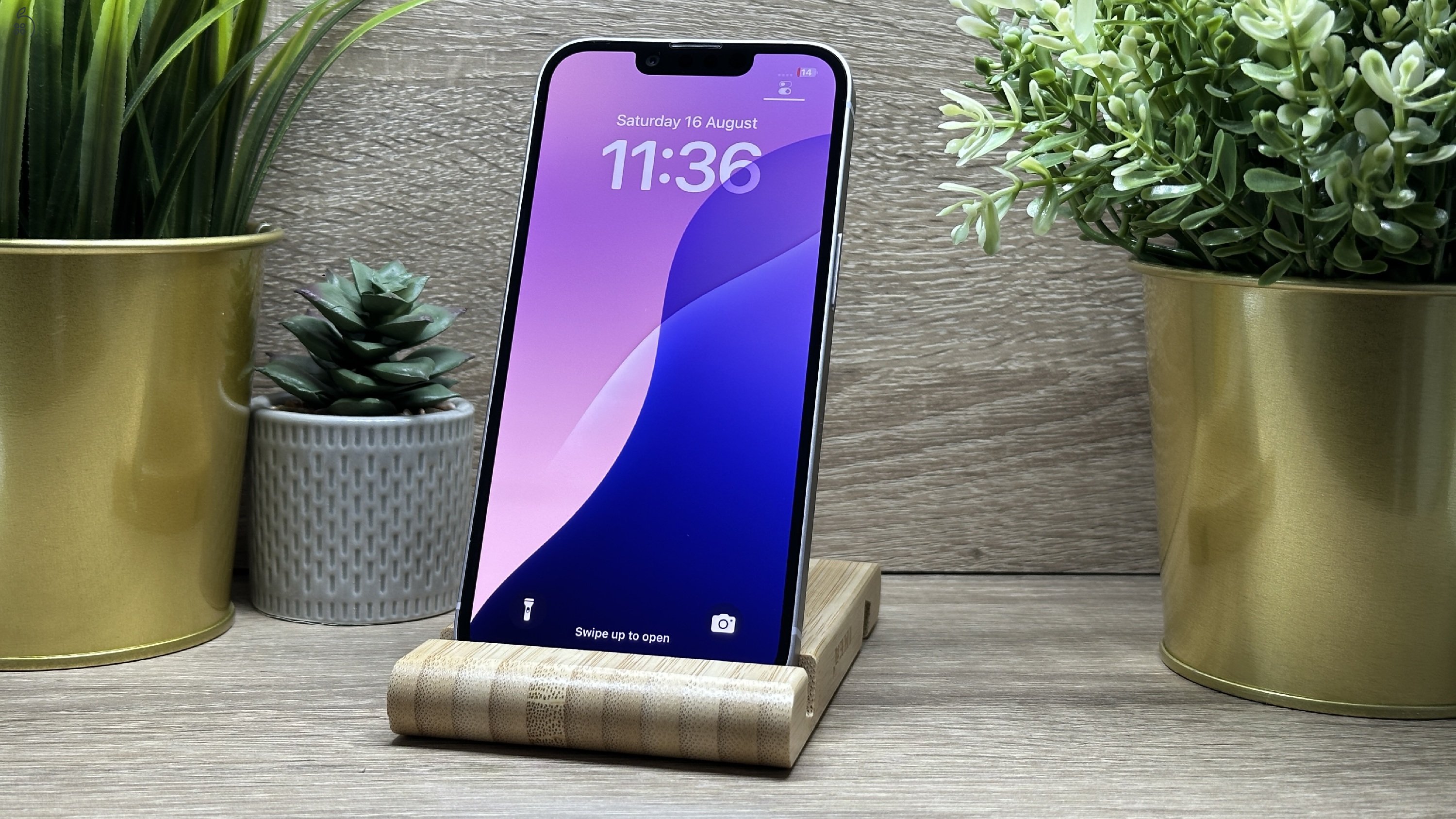  iPhone 14 128GB Lila, Független - Garancia, Számla 
