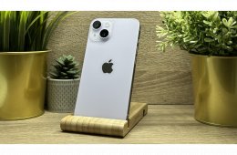  iPhone 14 128GB Lila, Független - Garancia, Számla 