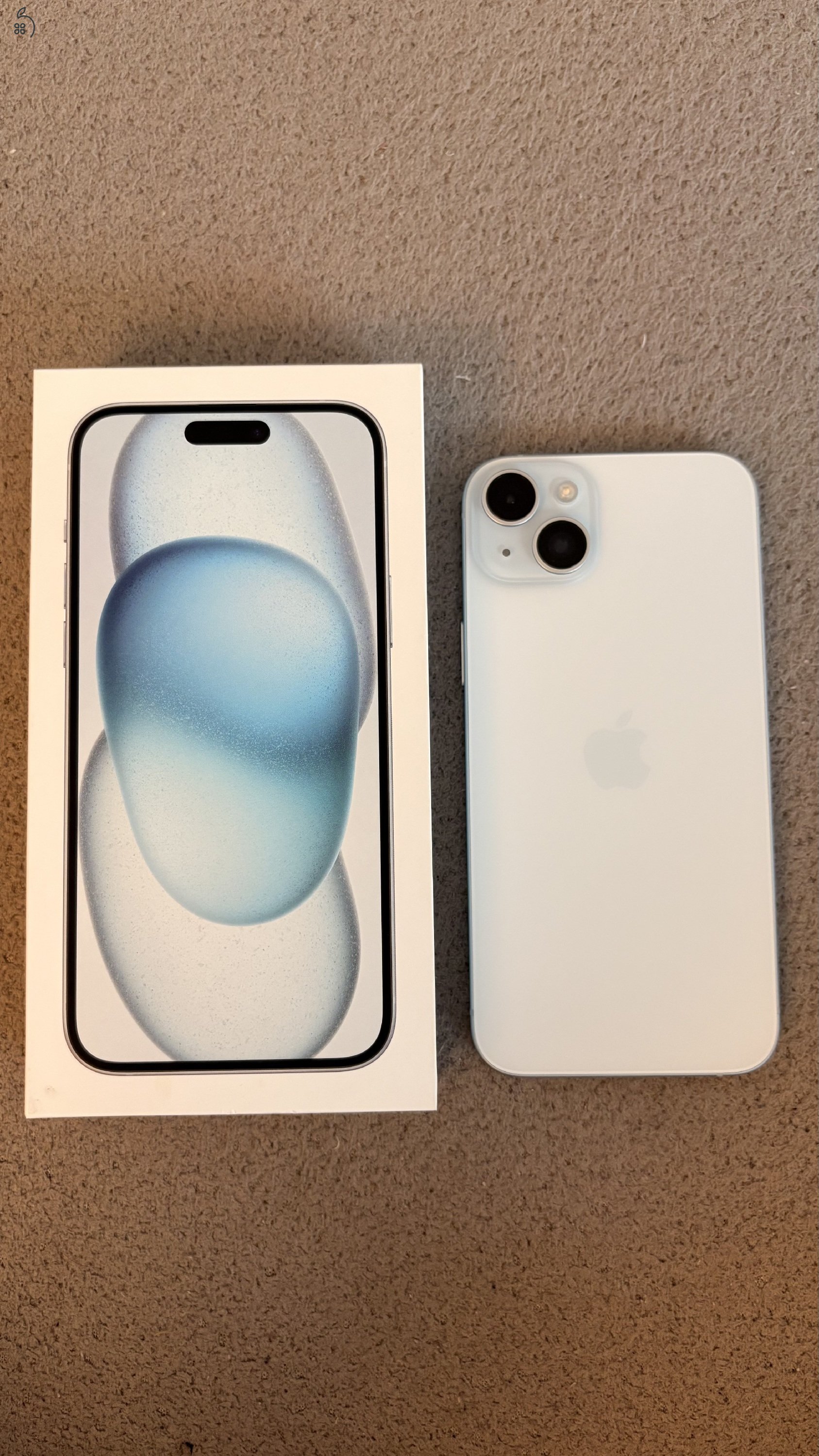 Iphone 15 plus + 2 eredeti apple tok!