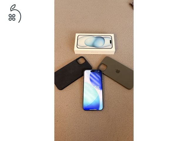 Iphone 15 plus + 2 eredeti apple tok!