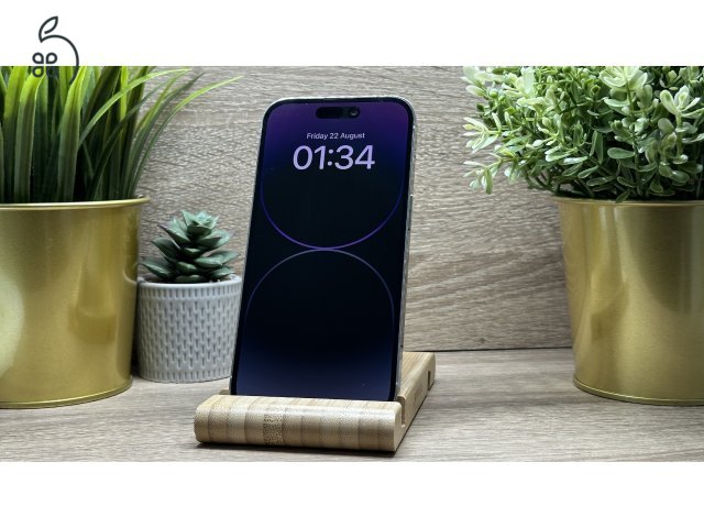  iPhone 14 Pro 128GB Fehér, Független - Garancia, Számla 