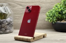iPhone 13 Red 256GB 2 ÉV Garanciával Számlával 100% Aksi