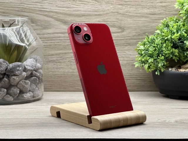 Hibátlan iPhone 13 Red 256GB 2 ÉV Garanciával Számlával 100% Aksi