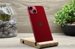 Hibátlan iPhone 13 Red 256GB 2 ÉV Garanciával Számlával 100% Aksi