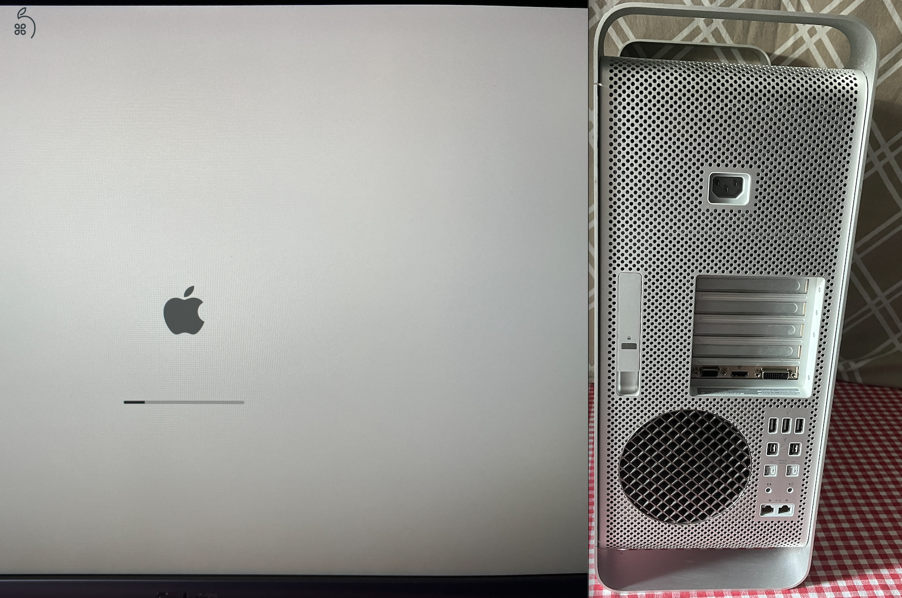 Mac Pro 5.1 / 2010 / 6 mag 3.46 GHz , 64 GB memória , 960 GB SSD , 2 GB GT 710 videokártya.