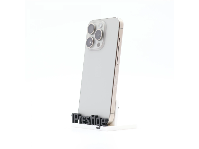 + Ajándékkal és 1 év garanciával! Felújított iPhone 15 Pro 128 GB Natural Titanium