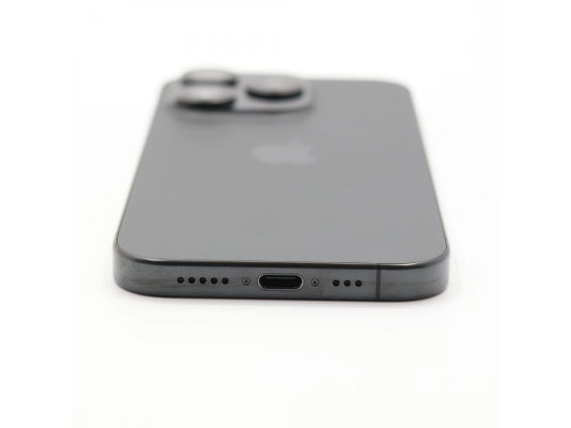 + Ajándékkal és 1 év garanciával! Felújított iPhone 15 Pro 128 GB Black Titanium