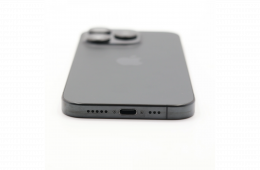 + Ajándékkal és 1 év garanciával! Felújított iPhone 15 Pro 128 GB Black Titanium