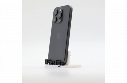 + Ajándékkal és 1 év garanciával! Felújított iPhone 15 Pro 128 GB Black Titanium
