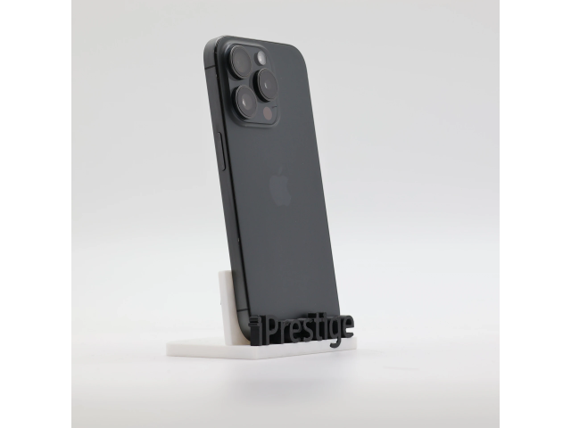 + Ajándékkal és 1 év garanciával! Felújított iPhone 15 Pro 128 GB Black Titanium