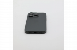 + Ajándékkal és 1 év garanciával! Felújított iPhone 15 Pro 128 GB Black Titanium