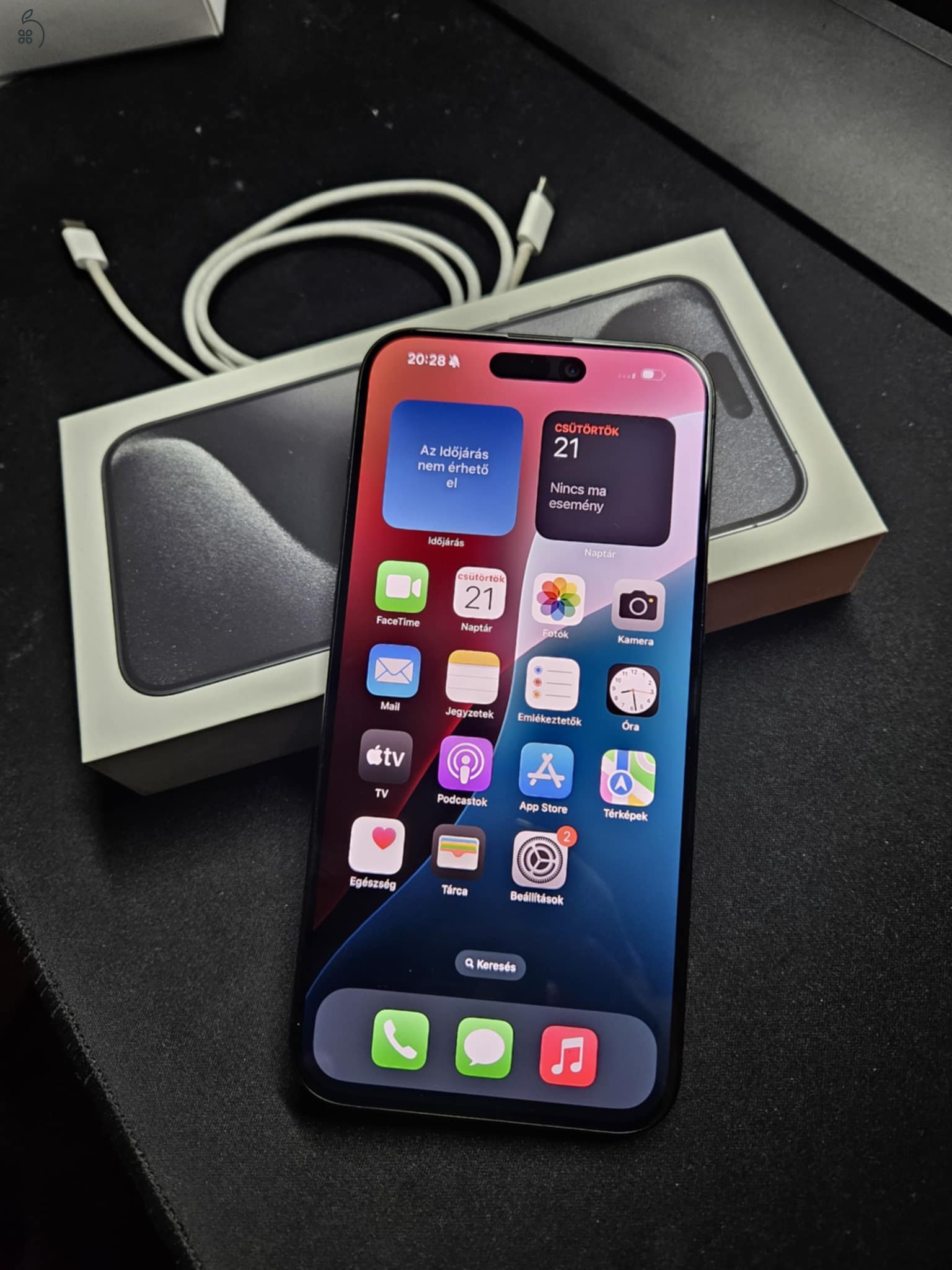 iPhone 15 Pro Max 256 GB + Apple Watch SE 2024 44mm M/L E-SIM