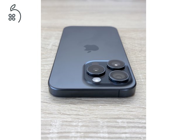 Újszerű iPhone 15 Pro 128 GB kék titán, független
