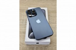 Újszerű iPhone 15 Pro 128 GB kék titán, független