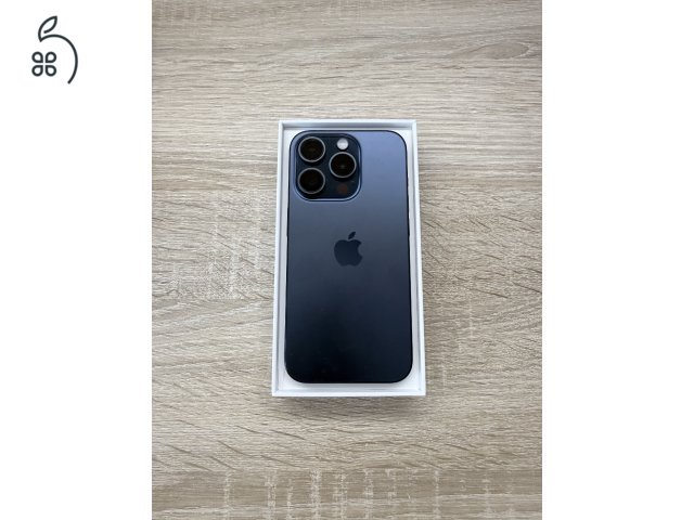 Újszerű iPhone 15 Pro 128 GB kék titán, független