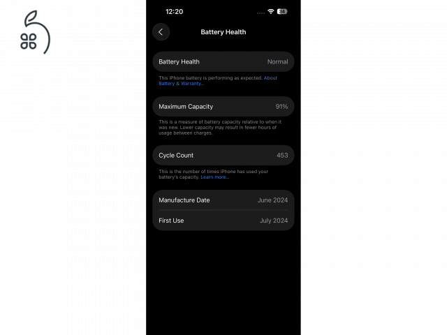 Újszerű iPhone 15 Pro 128 GB kék titán, független