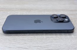 Újszerű iPhone 15 Pro 128 GB kék titán, független