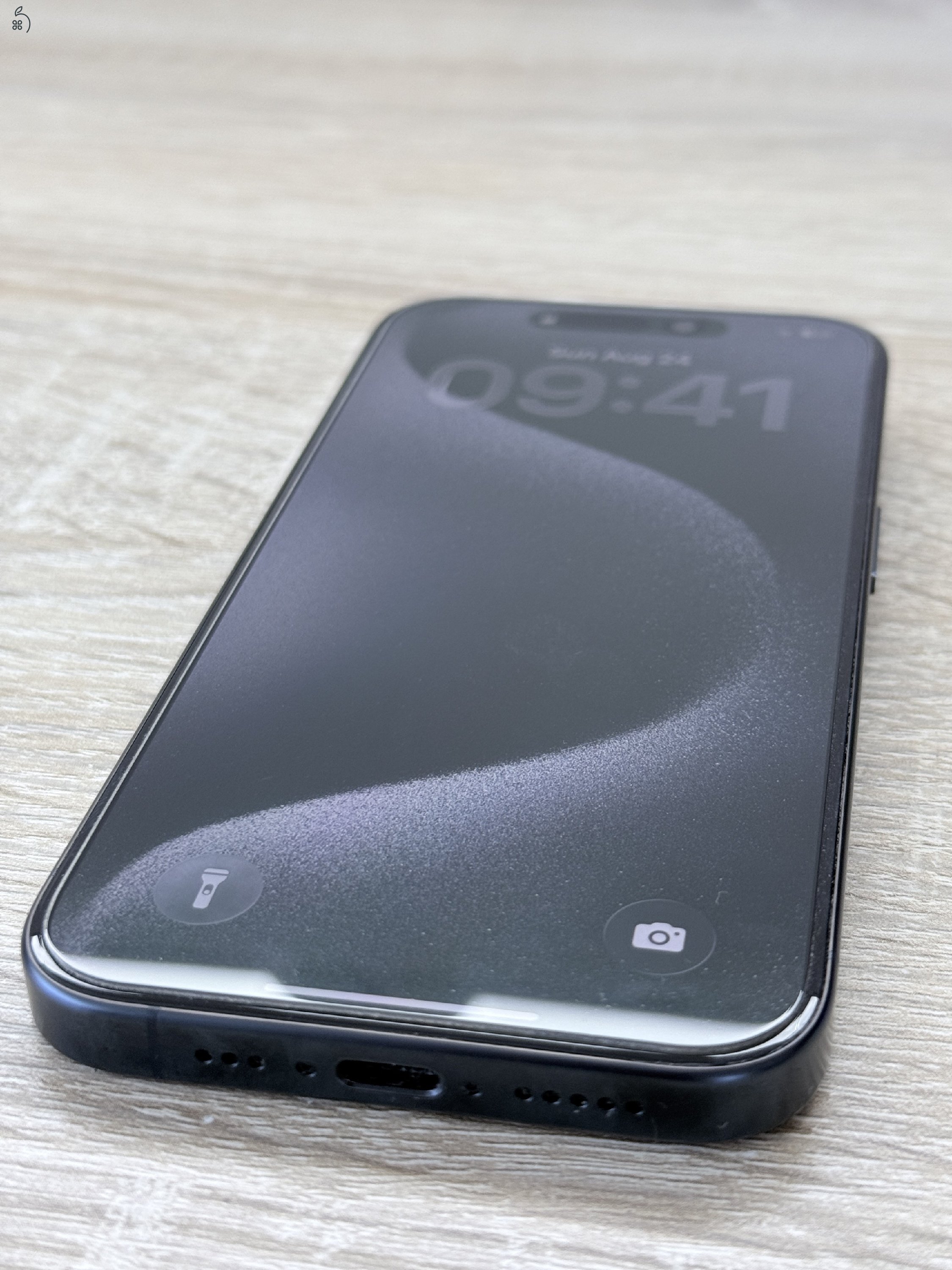 Újszerű iPhone 15 Pro 128 GB kék titán, független