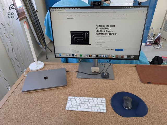 MacBook Pro 16-inch M1 Pro 16GB 512GB SSD - Magyar billentyűzet - Space Gray/asztroszürke - doboz