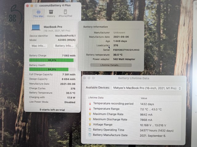 MacBook Pro 16-inch M1 Pro 16GB 512GB SSD - Magyar billentyűzet - Space Gray/asztroszürke - doboz