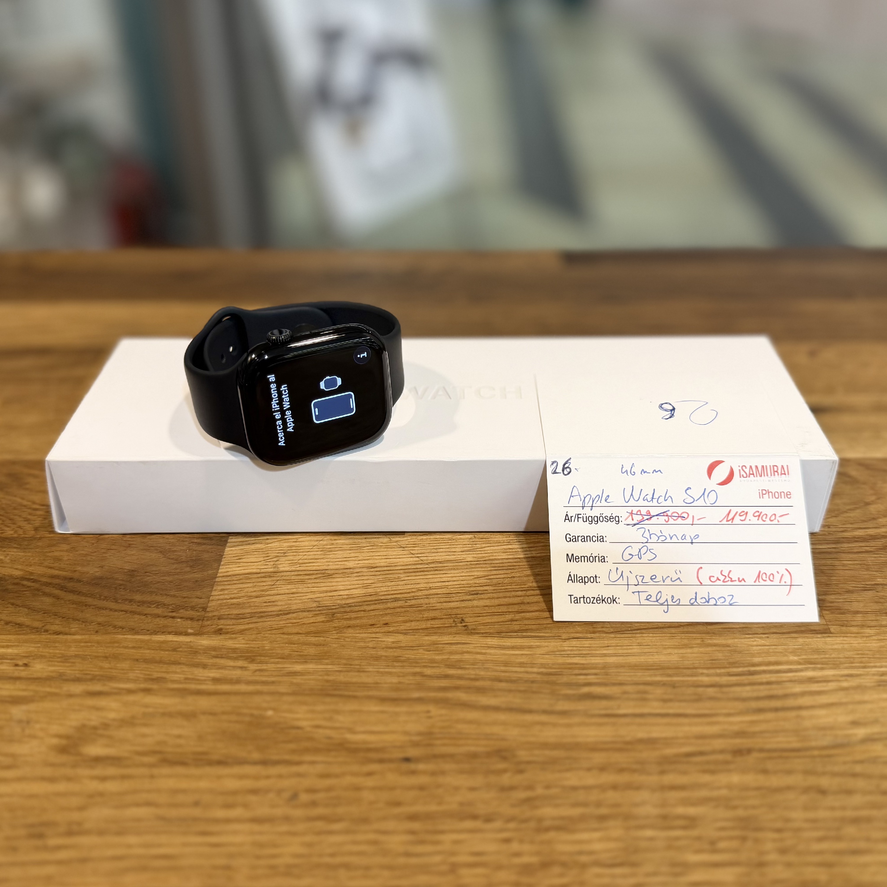 Apple Watch Series 10 - GPS - 46 mm - 100% AKKU - Újszerű (26.)