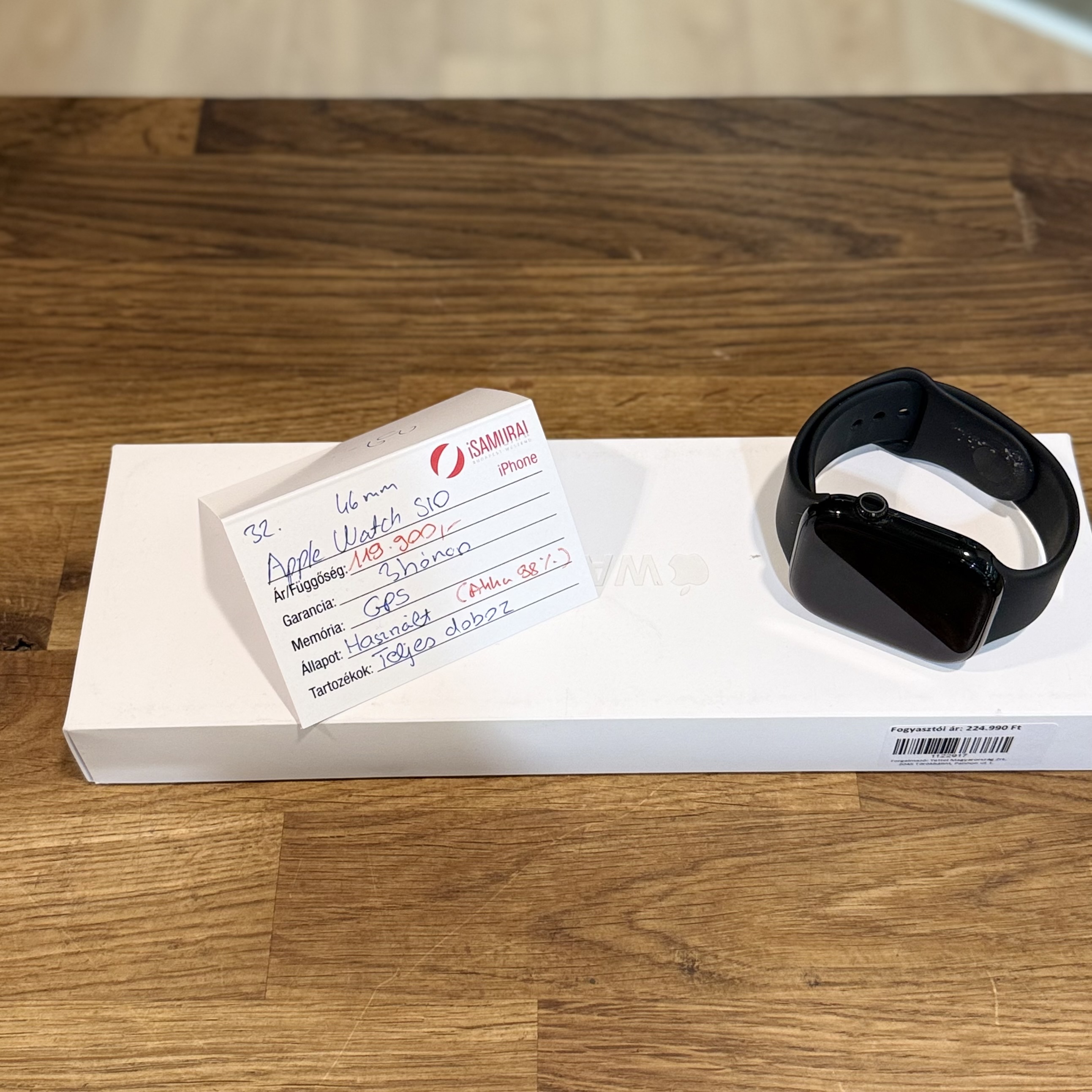 Apple Watch Series 10 - GPS - 46 mm - 98% AKKU - Újszerű (32.)