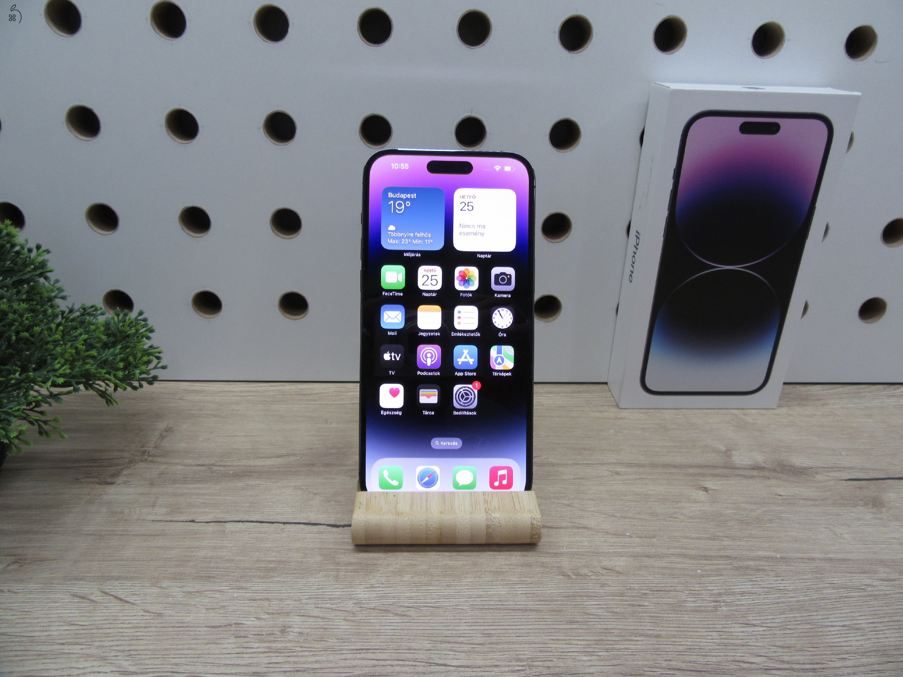 Apple iPhone 14 Pro Max – Stílusos erő, Pro kamera rendszerrel – 128 GB – Használt, karcmentes – 3 hónap garanciával