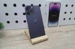 Apple iPhone 14 Pro Max – Stílusos erő, Pro kamera rendszerrel – 128 GB – Használt, karcmentes – 3 hónap garanciával