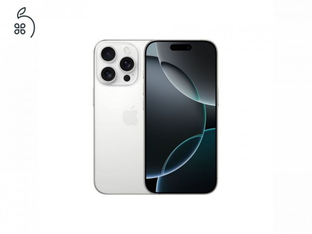 iPhone 16 Pro 128GB - (White Titan) - Csak 1db! 