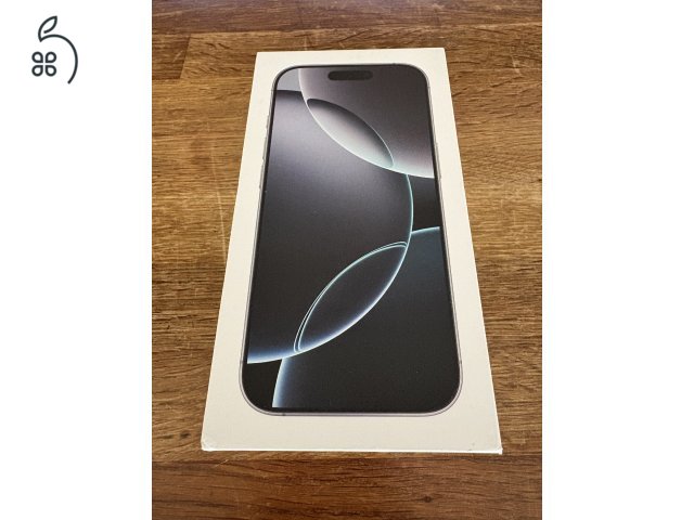 iPhone 16 Pro 128GB - (White Titan) - Csak 1db! 