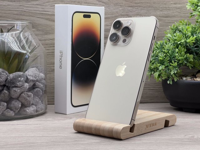 iPhone 14 Pro Max Gold 128GB 2 ÉV Garanciával Számlával 92% Aksi