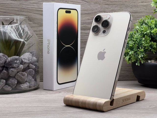 Hibátlan iPhone 14 Pro Max Gold 256GB 2 ÉV Garanciával Számlával 93% Aksi